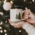 Gingerbread 14 oz Stoneware Coffee Mug - Che Cose Belle