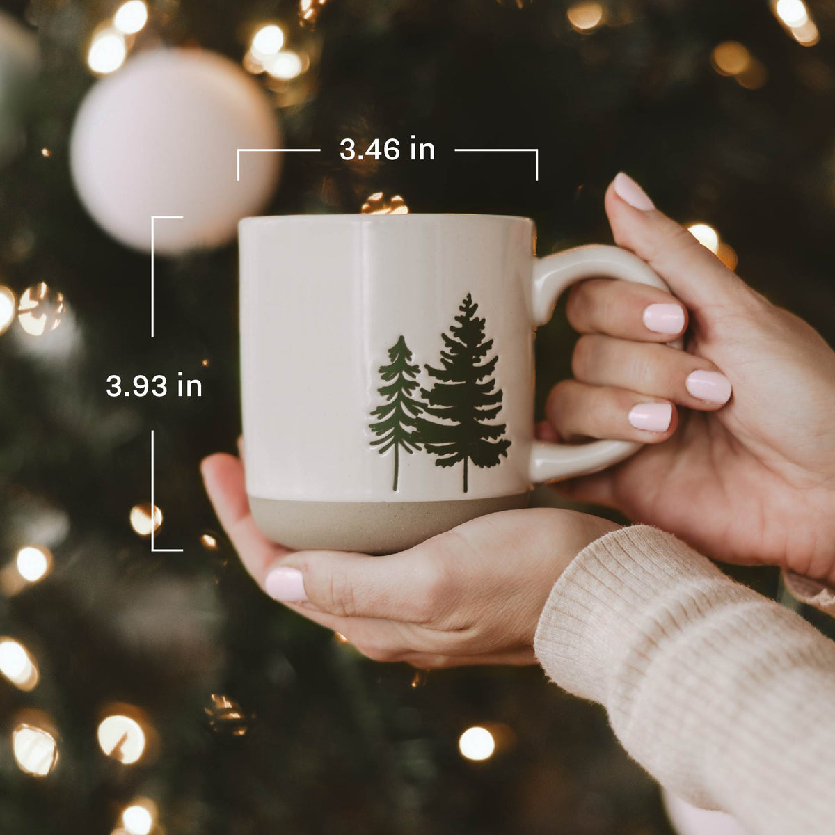 Gingerbread 14 oz Stoneware Coffee Mug - Che Cose Belle