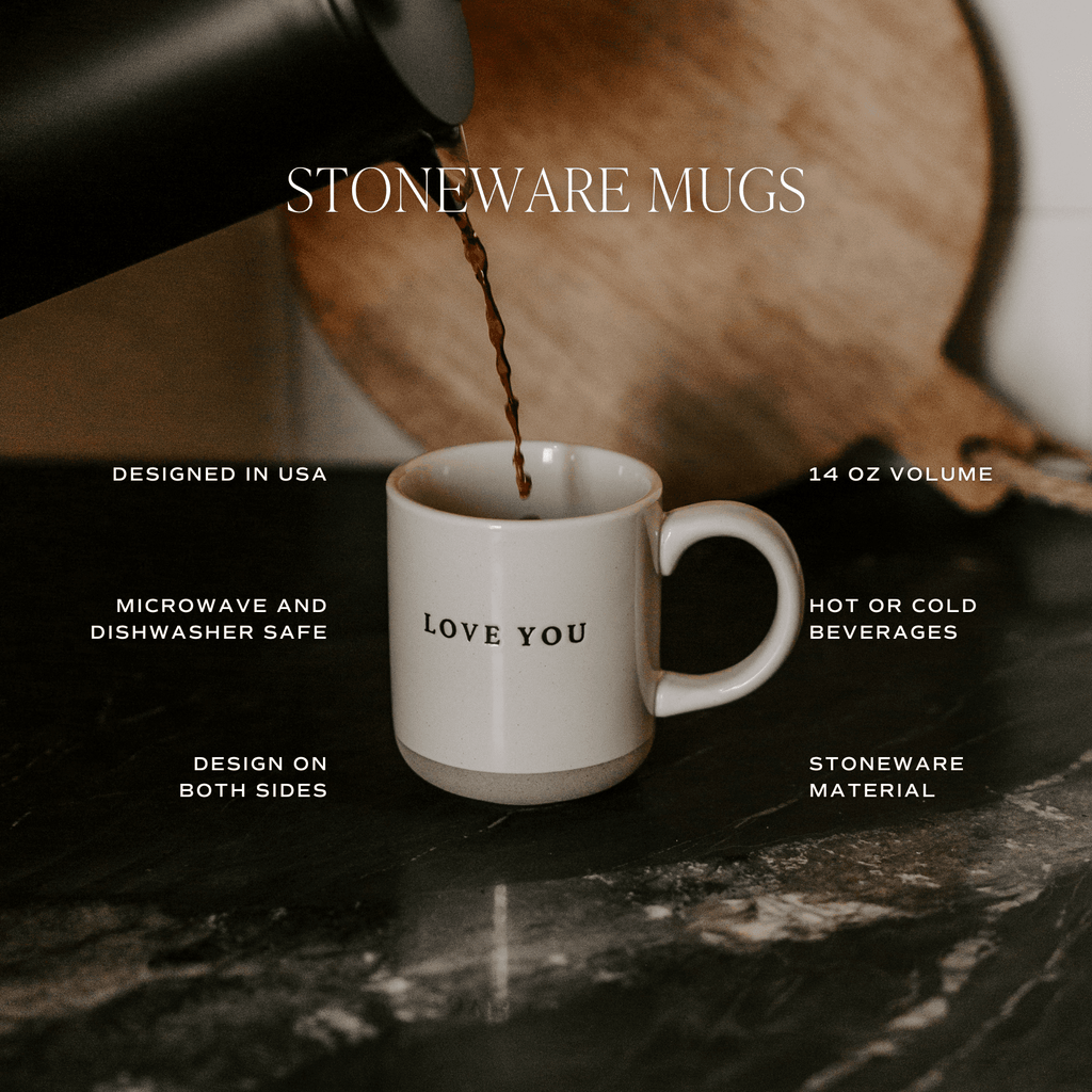Gingerbread 14 oz Stoneware Coffee Mug - Che Cose Belle
