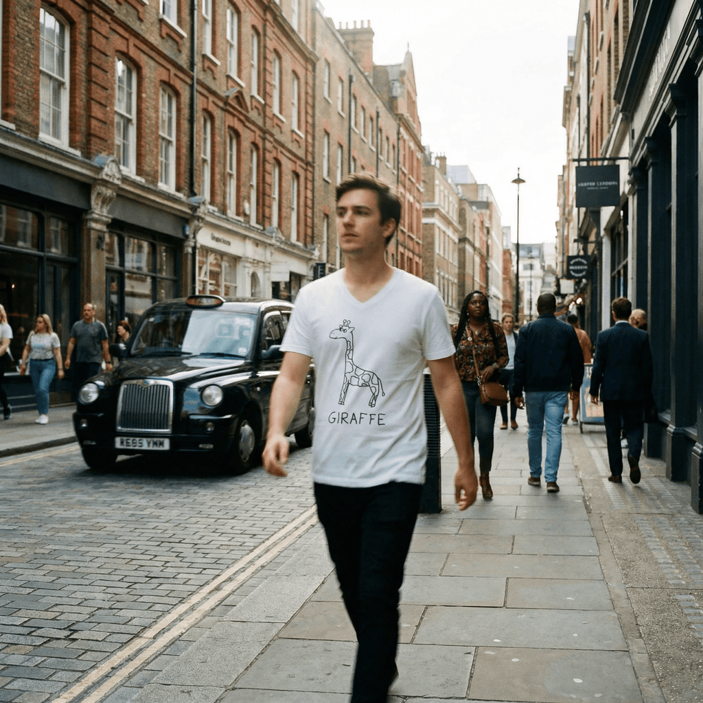 Giraffe - V-neck Tee - Che Cose Belle