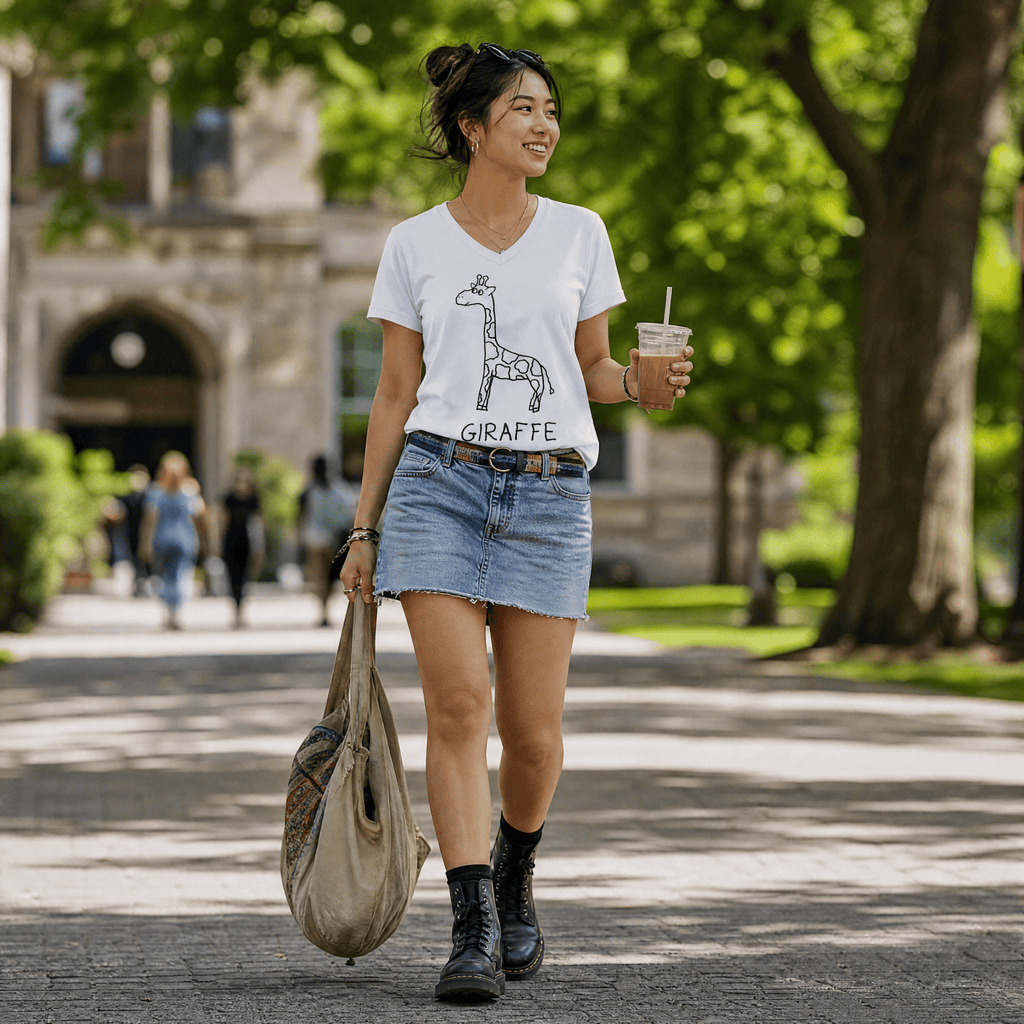 Giraffe - V-neck Tee - Che Cose Belle
