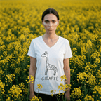Giraffe - V-neck Tee - Che Cose Belle