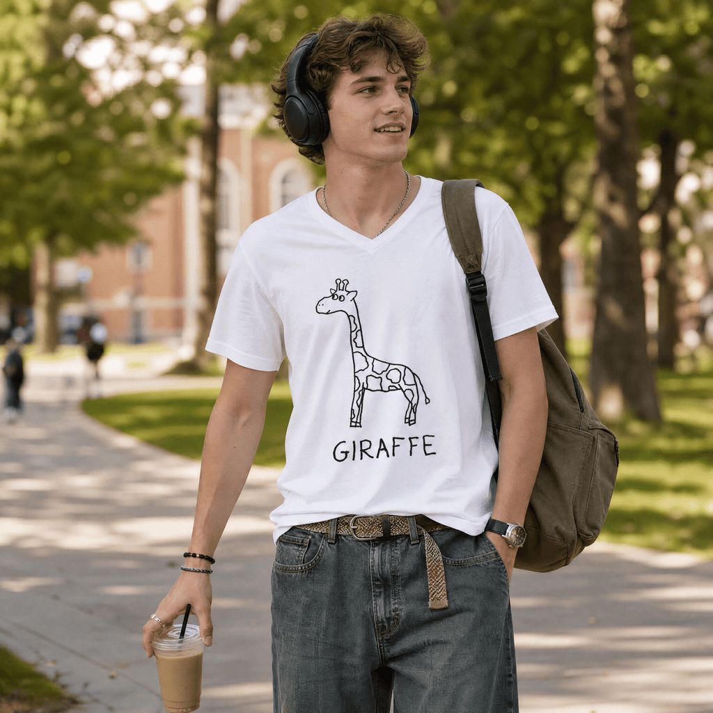 Giraffe - V-neck Tee - Che Cose Belle