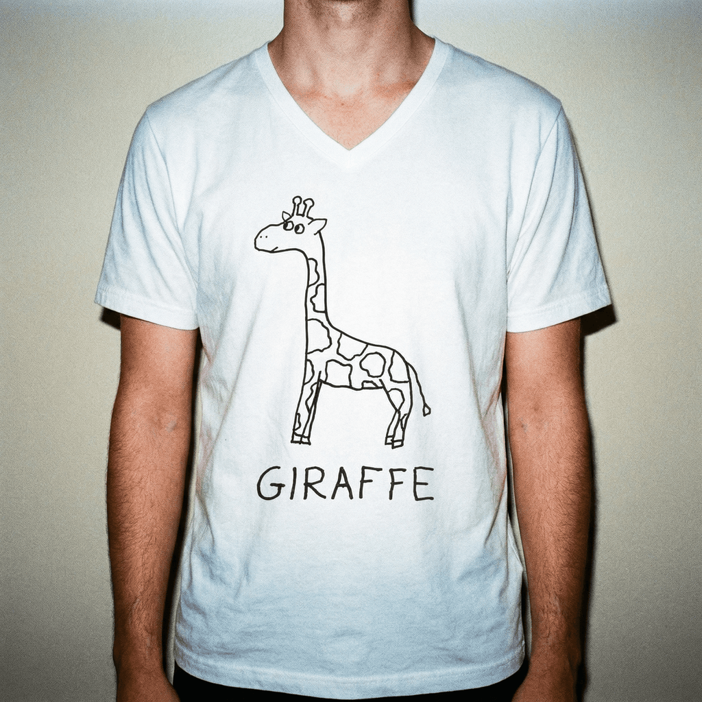 Giraffe - V-neck Tee - Che Cose Belle