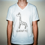 Giraffe - V-neck Tee - Che Cose Belle