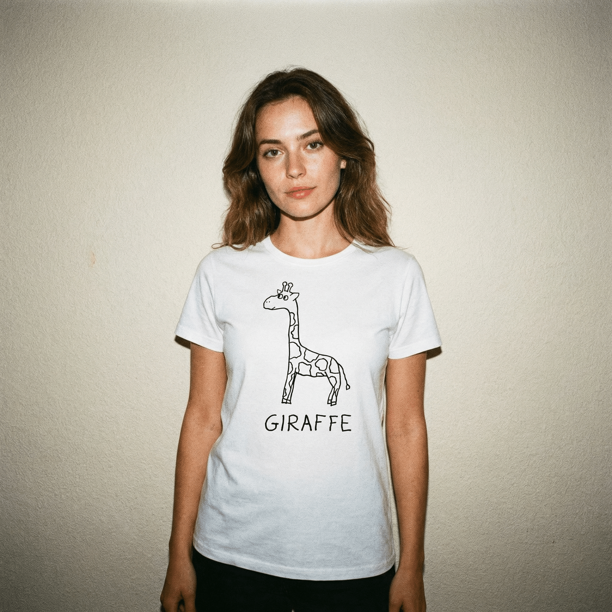 Giraffe - Womens Fitted Tee - Che Cose Belle