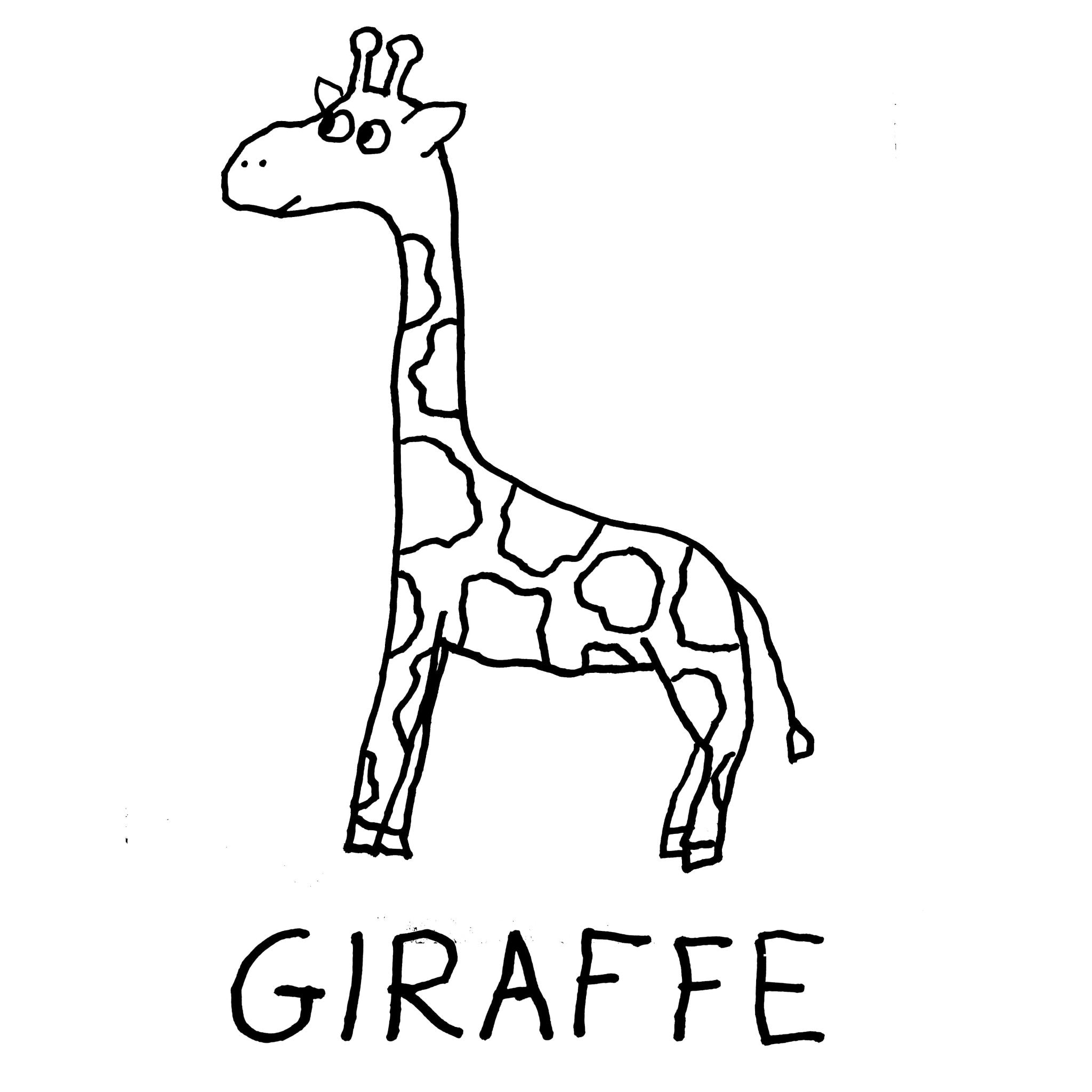 Giraffe - Womens Fitted Tee - Che Cose Belle