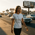 Giraffe - Womens Fitted Tee - Che Cose Belle