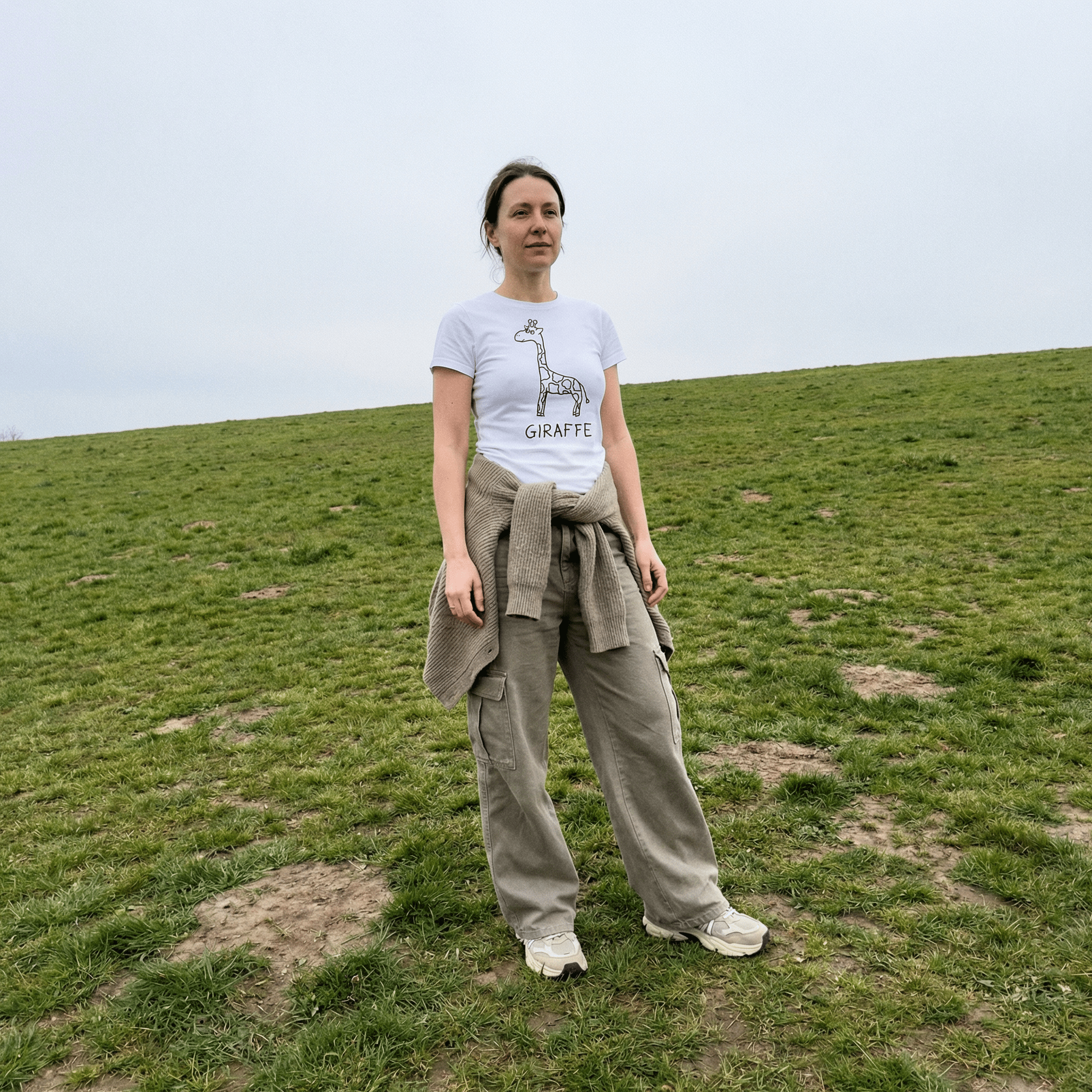 Giraffe - Womens Fitted Tee - Che Cose Belle