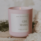 Girl Mama Soy Candle - Pink Matte Jar - 15 oz - Che Cose Belle
