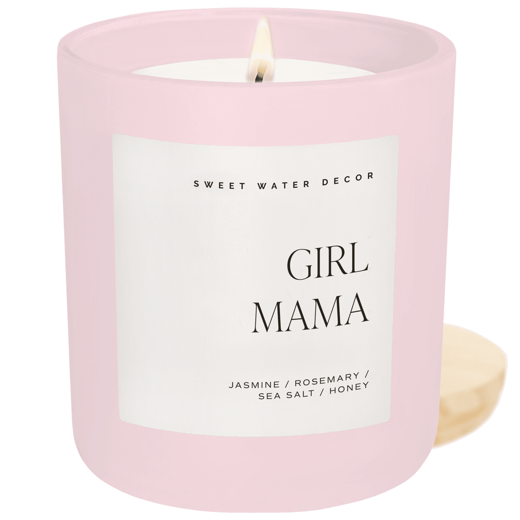 Girl Mama Soy Candle - Pink Matte Jar - 15 oz - Che Cose Belle