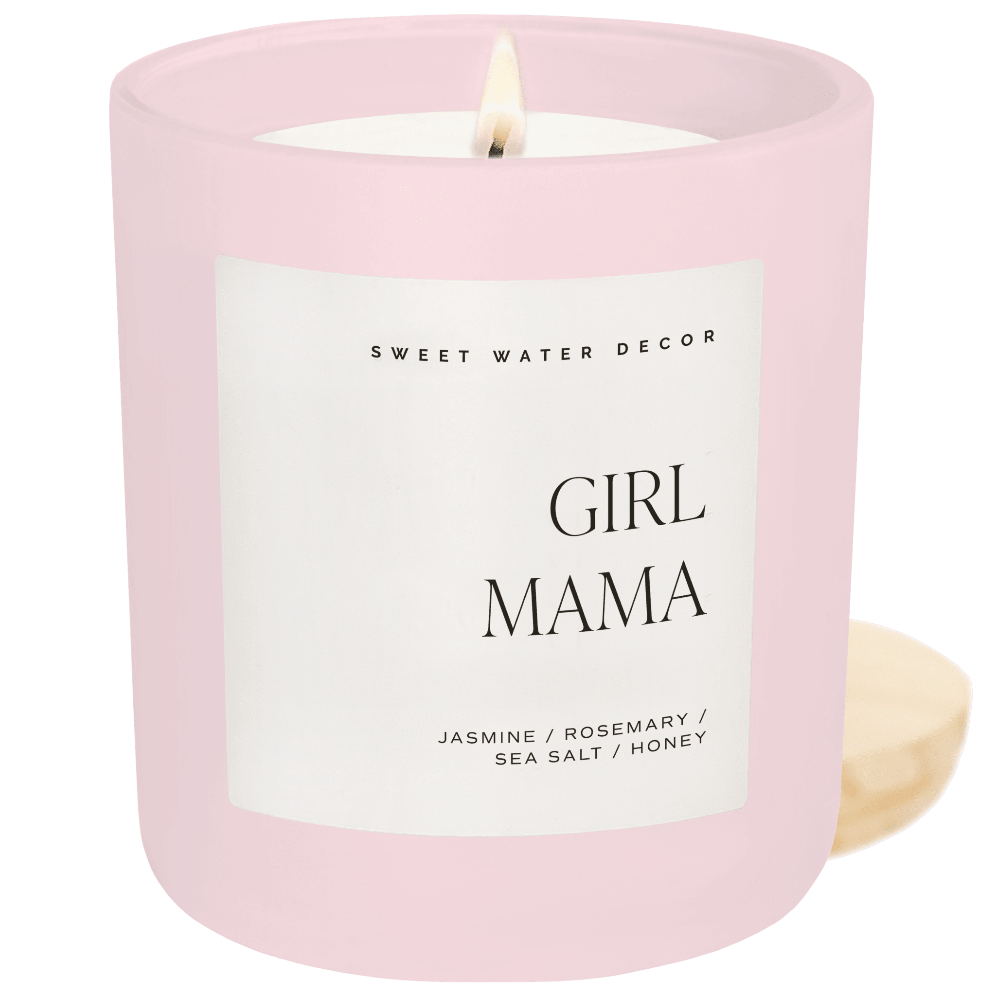 Girl Mama Soy Candle - Pink Matte Jar - 15 oz - Che Cose Belle