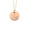 Gladiolus Birth Flower Necklace for August - Che Cose Belle