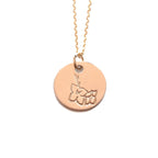 Gladiolus Birth Flower Necklace for August - Che Cose Belle