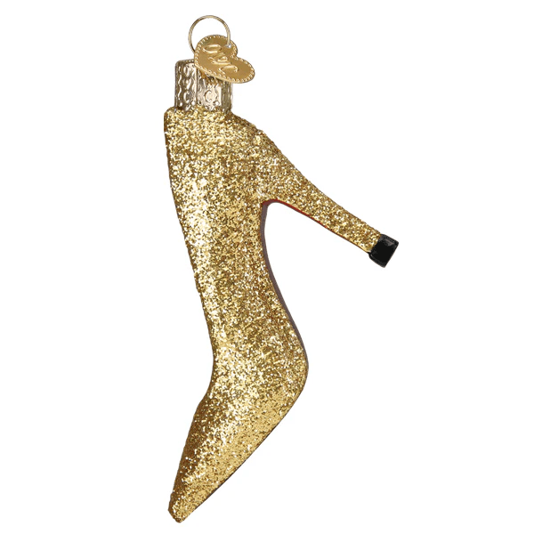 Glam Heel Glass Ornament - Che Cose Belle