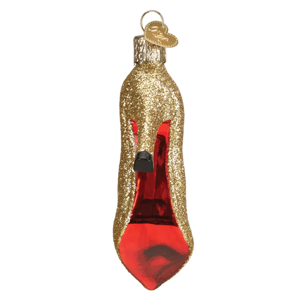 Glam Heel Glass Ornament - Che Cose Belle