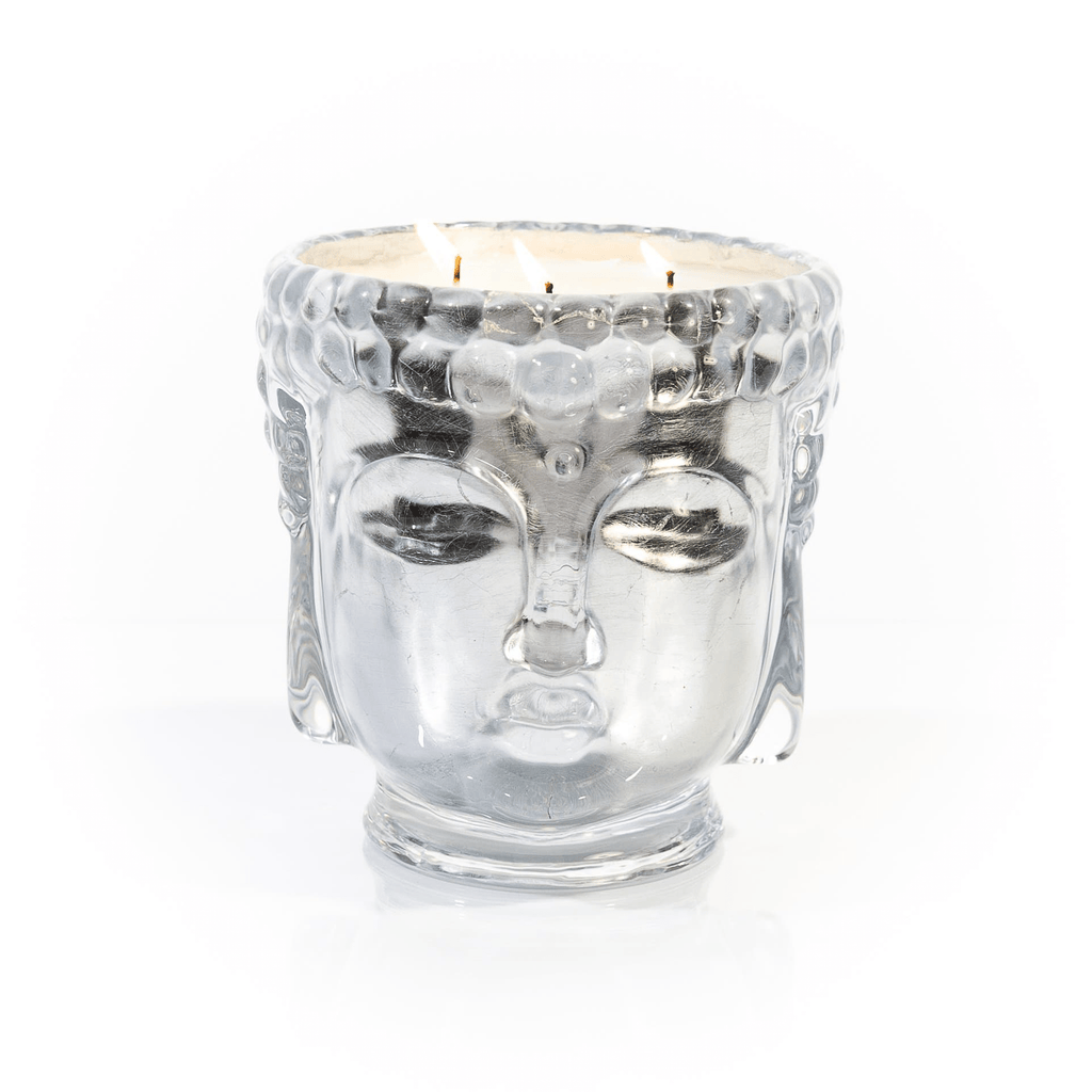 Supernova | Pure Silver Clear Glass Buddha Royale