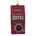Glass Dark Roast Coffee Bag Ornament - Che Cose Belle