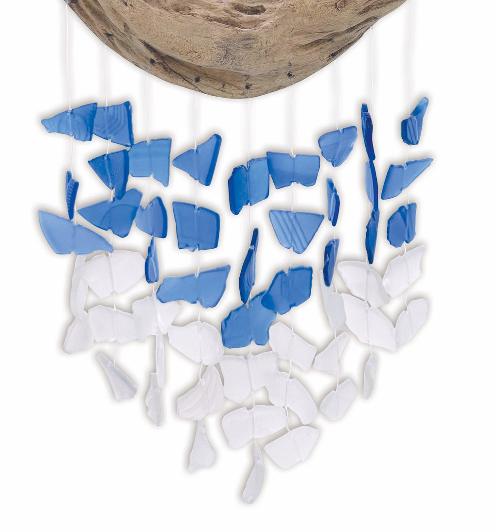 Glass Driftwood Boat Chime - 18 inches - Che Cose Belle