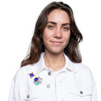 Glass Multi - Coin Brooch - Che Cose Belle