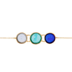 Glass Multi - Coin Motif Bracelet - Che Cose Belle