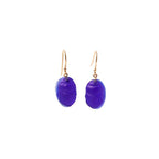 Glass Scarab Earrings - Che Cose Belle