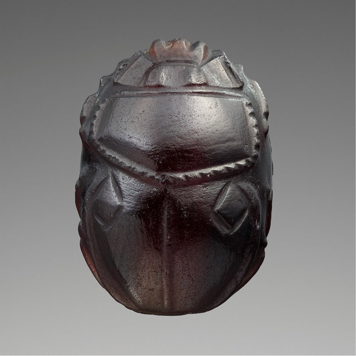 Glass Scarab Pendant Necklace - Che Cose Belle