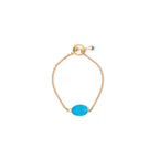 Glass Single Scarab Toggle Bracelet - Che Cose Belle