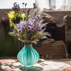 Glass Vase Hand Blown Frosted Art Glass - Che Cose Belle