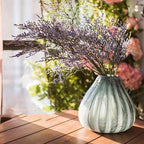 Glass Vase Hand Blown Frosted Art Glass - Che Cose Belle