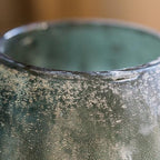 Glass Vase Hand Blown Frosted Art Glass - Che Cose Belle