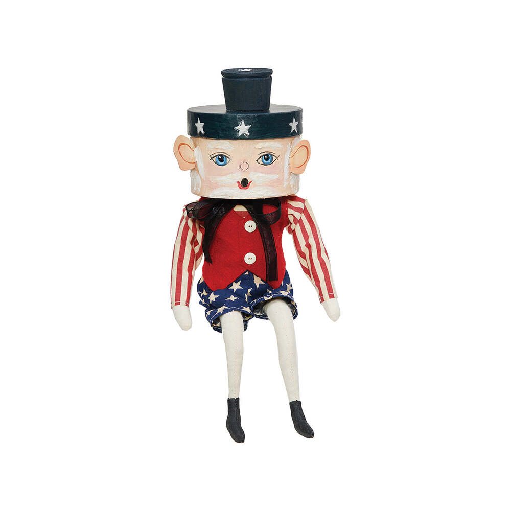 Glory Sam Gathered Traditions Art Doll by Joe Spencer - Che Cose Belle