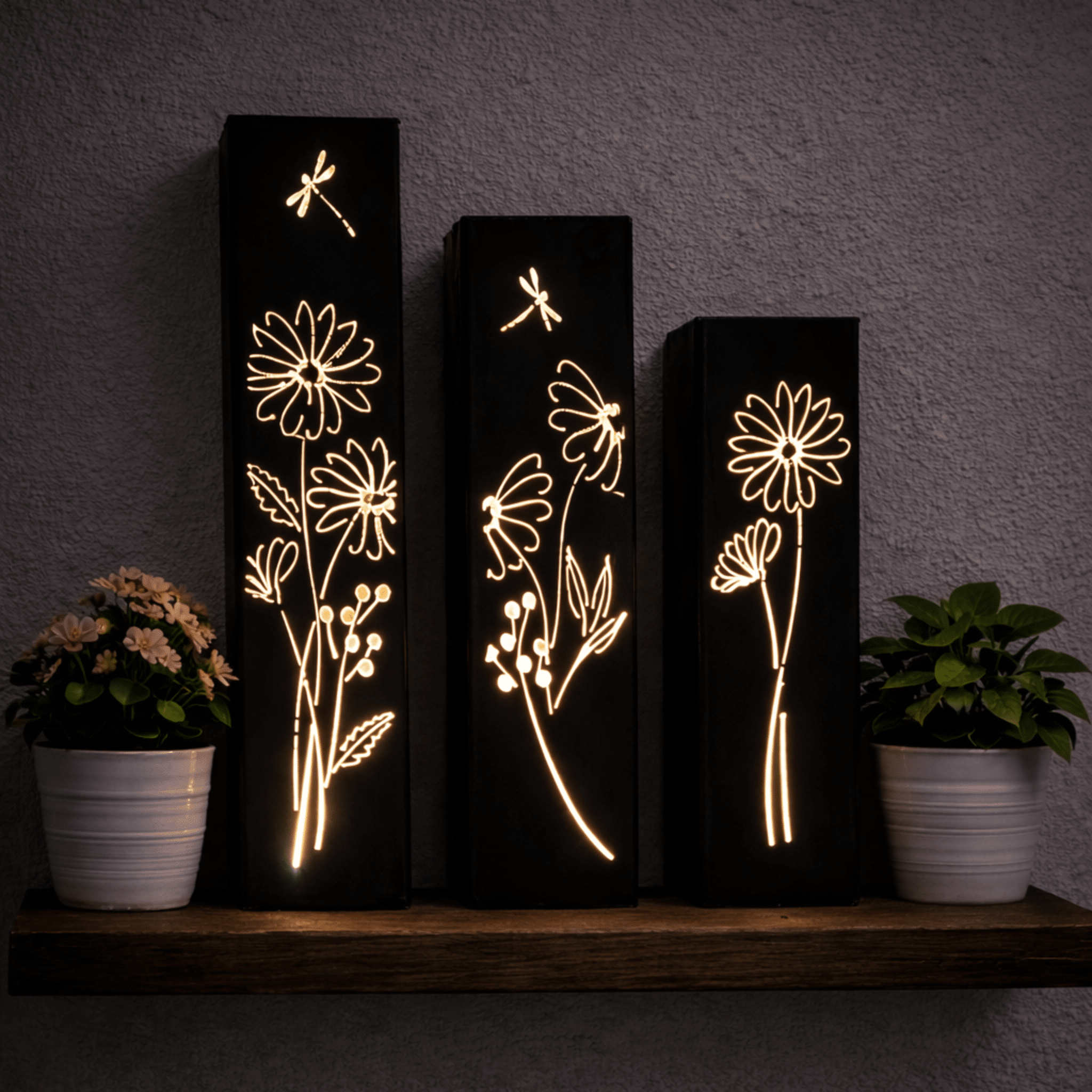 Glowing Daisies Indoor Luminary | Multiple Sizes - Che Cose Belle