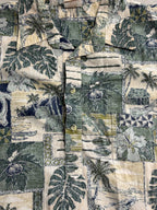 Go Barefoot Mens Hawaiian Panel Shirt - Made in Hawaii Shirt - Che Cose Belle