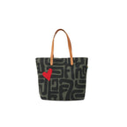 Go To Tote - Safari Kuba with Red Beaded Heart - Che Cose Belle