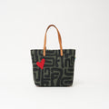 Go To Tote - Safari Kuba with Red Beaded Heart - Che Cose Belle