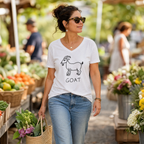 Goat - V-neck Tee - Che Cose Belle