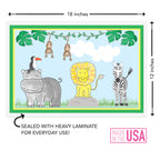 Going on Safari Kids Placemat - Che Cose Belle