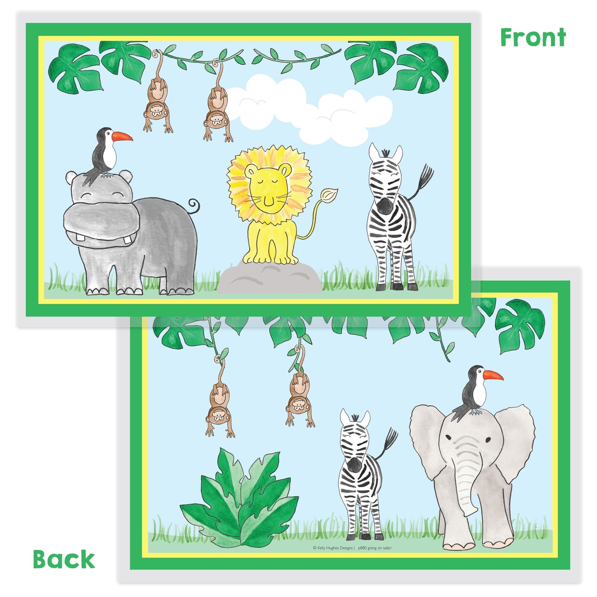 Going on Safari Kids Placemat - Che Cose Belle