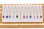 Gold Birthstone necklace - Che Cose Belle