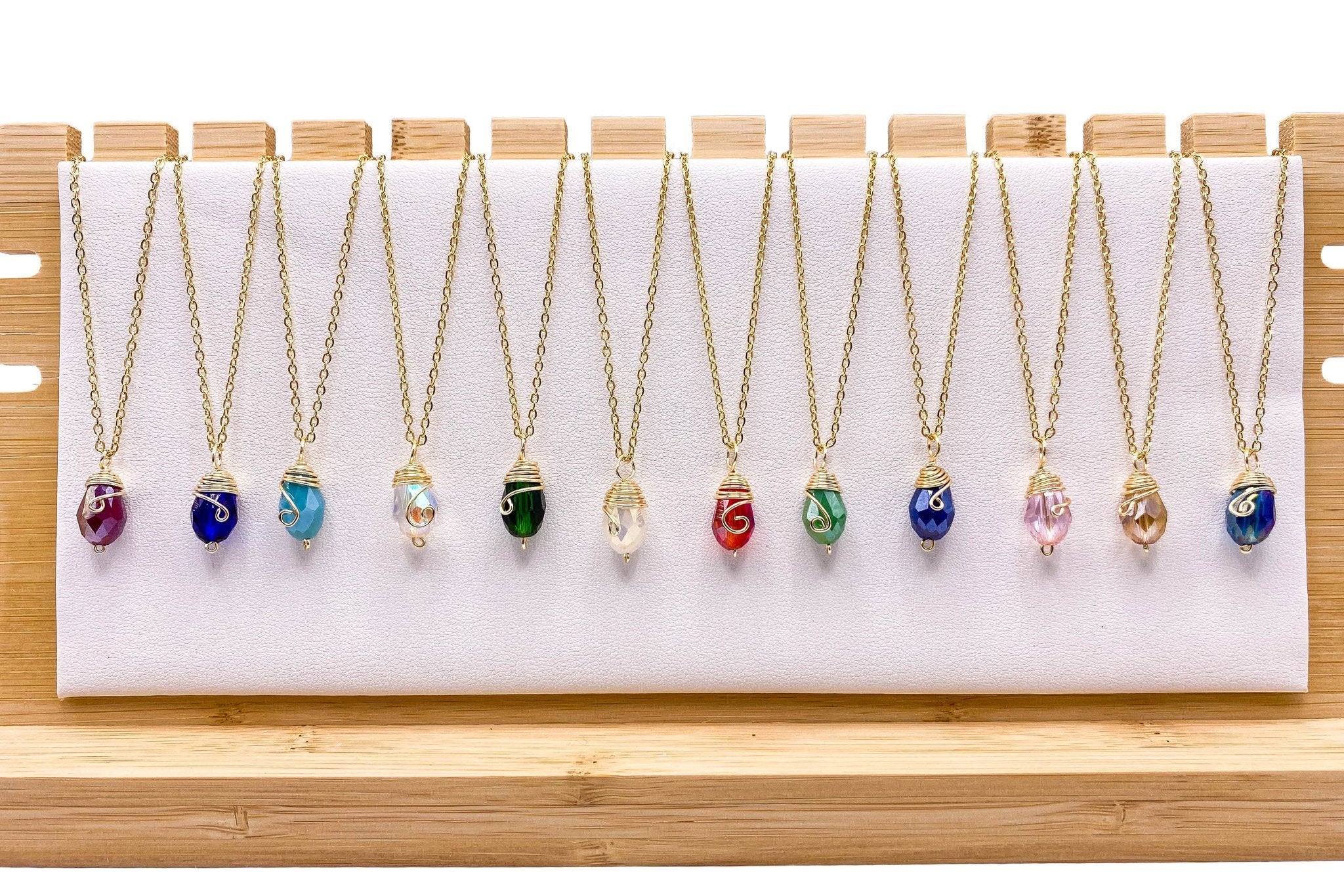 Gold Birthstone necklace - Che Cose Belle