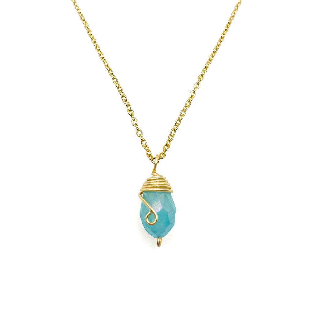 Gold Birthstone necklace - Che Cose Belle