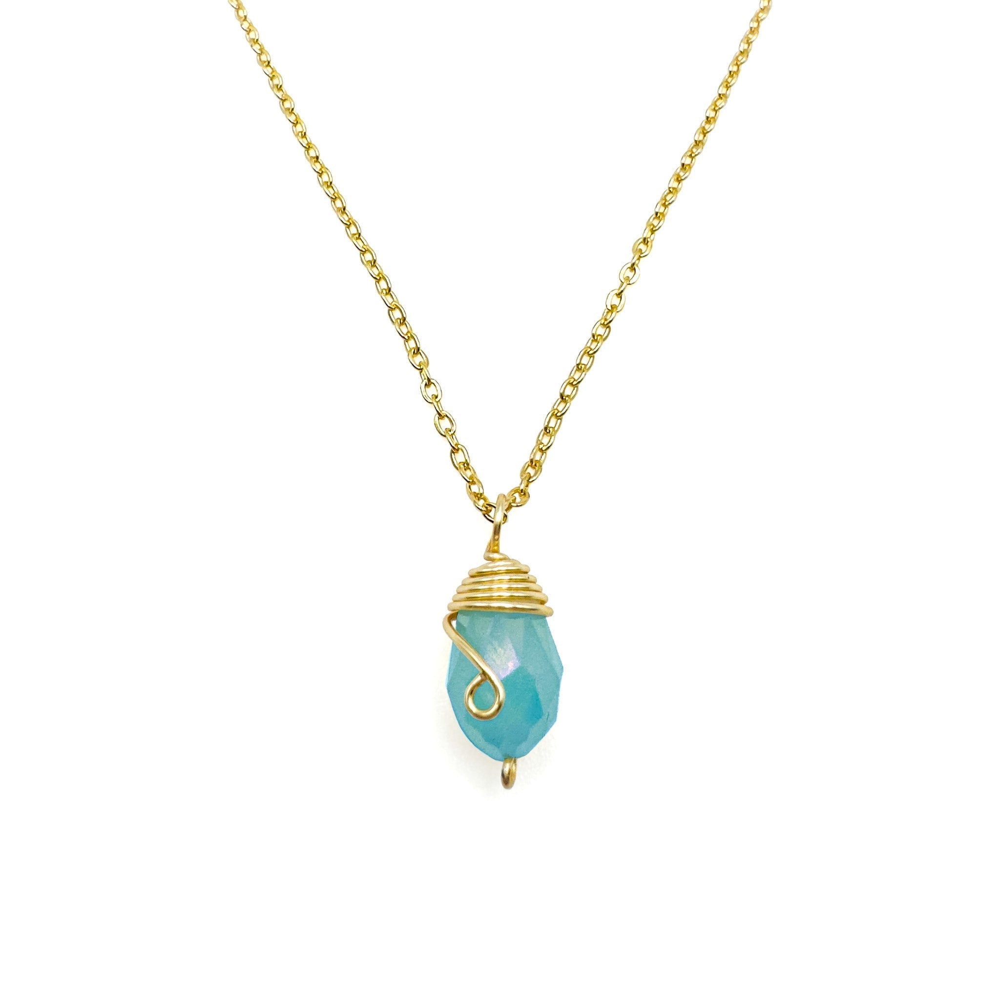 Gold Birthstone necklace - Che Cose Belle