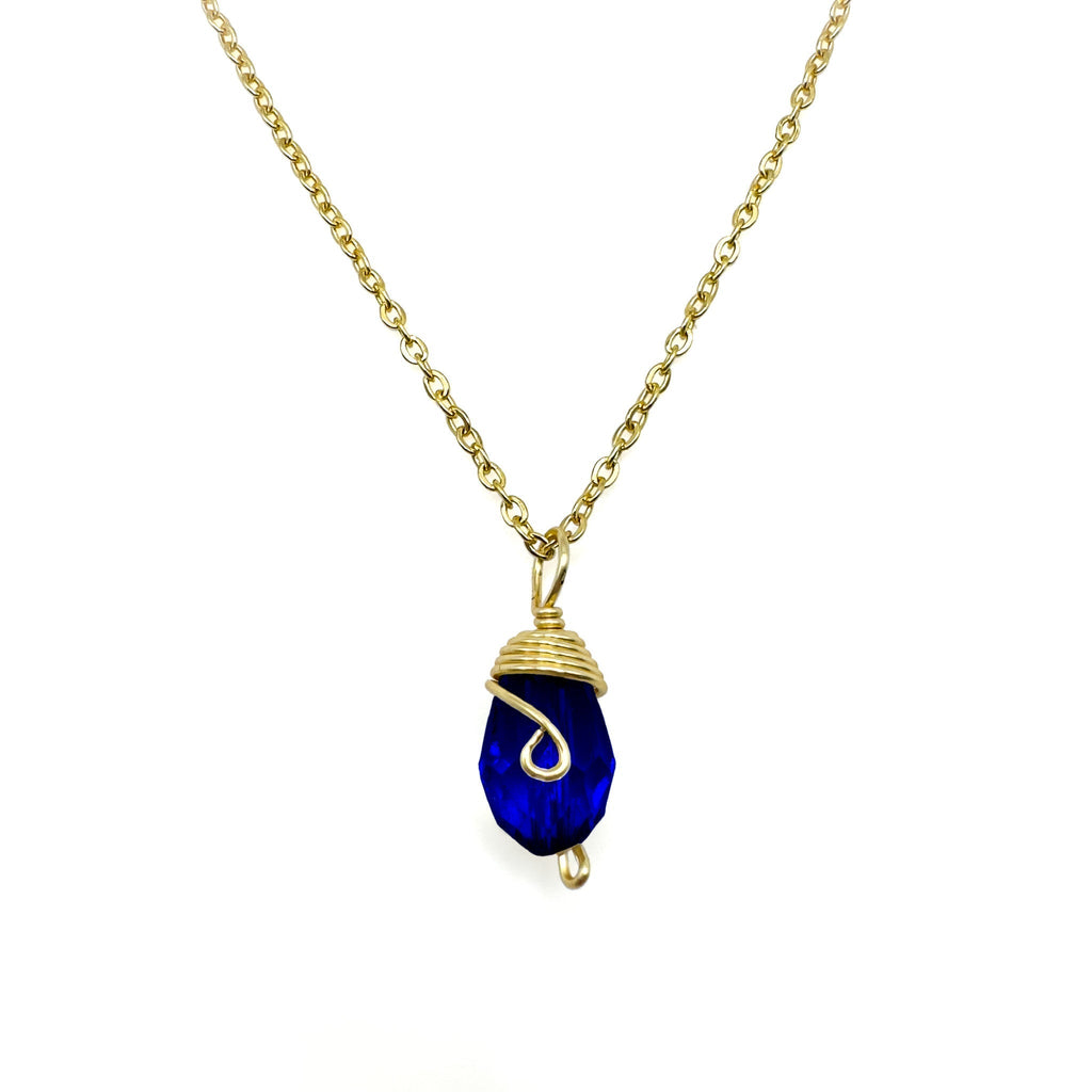 Gold Birthstone necklace - Che Cose Belle
