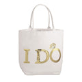 Gold Bride Sparkle Tote I Do - Che Cose Belle