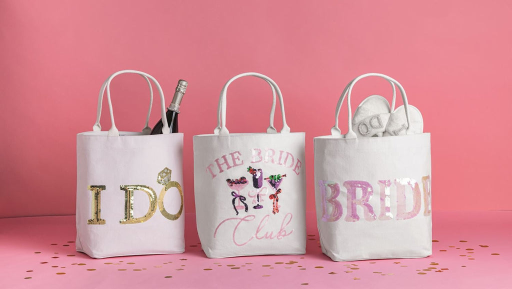 Gold Bride Sparkle Tote I Do - Che Cose Belle