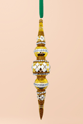 Gold Diamond Icicle Glass Ornament - Che Cose Belle