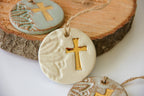 Gold Leaf Cross Ornament - Che Cose Belle