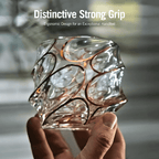 Gold Line Storm Japanese Crystal Whisky Glass - Che Cose Belle