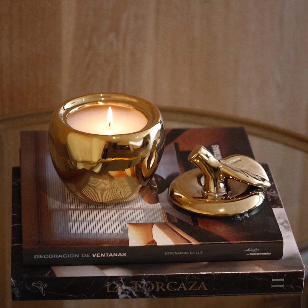 Gold Malus Apple Candle - Che Cose Belle